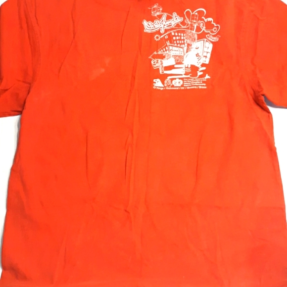 Mens Red 5ive Jungle Skate Short Sleeve Graphic Te - Picture 12 of 14